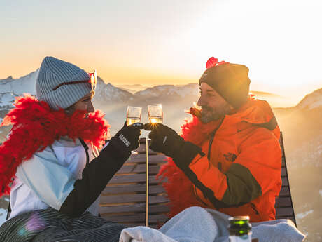 Saint Valentin : l'amour sur les skis !