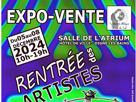 Expo-Vente : Rentrée des artistes