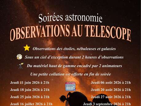 Astronomy evenings with Astro Evasion