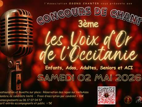 Concurso de canto | Les voix d'or de l'occitanie