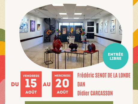 Exposition 2025-Frédéric Sénot de la Londe, Dan et Didier Carcasson