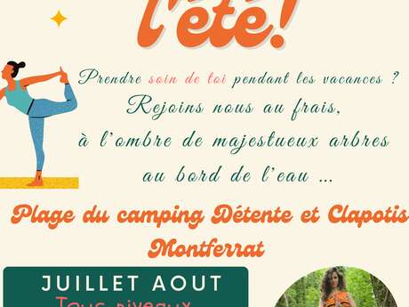 Yoga de l'été à Montferrat