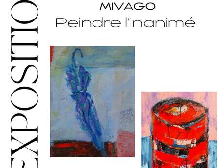 Painting the inanimate" exhibition by Dominique Villain and Mivago