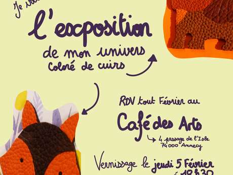 Exposition d’illustrations en cuir