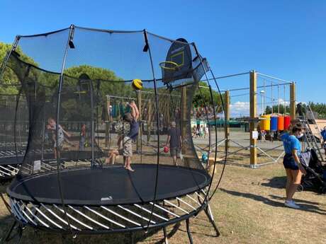 Basket-trampoline by le Parc Julii Aventure