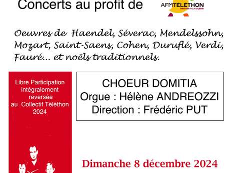 Concert au profit de téléthon 2024