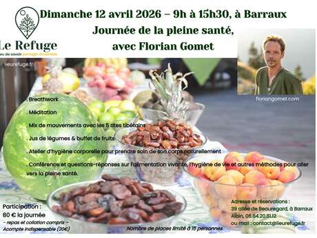 Journée de la Pleine Santé, avec Florian Gomet