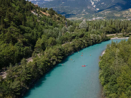 La descente des radeliers de la Durance
