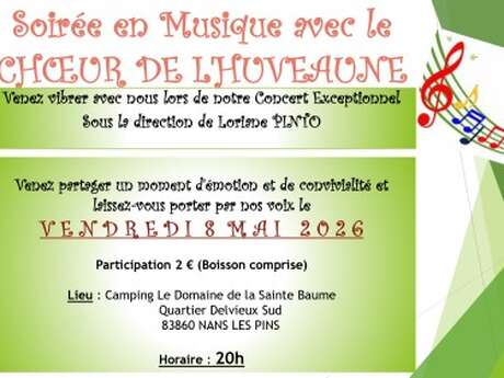 Concert : Choeur de l'Huveaune et Chorale Allegretto - Soirée en musique