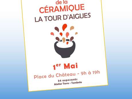 Marché potier et de la céramique à la Tour d' Aigues