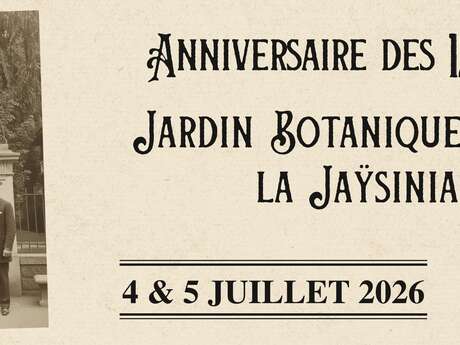 120th anniversary of the La Jaÿsina Alpine Botanical Garden