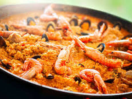 Grande paella aux Pourcelles