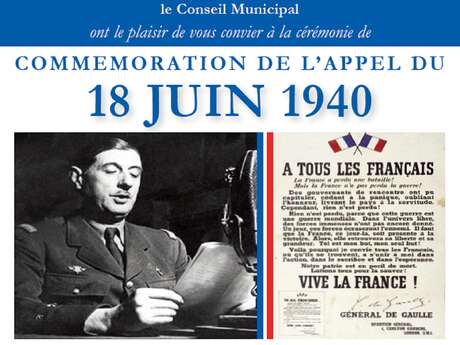 Commemoration of the Appeal of June 18, 1940