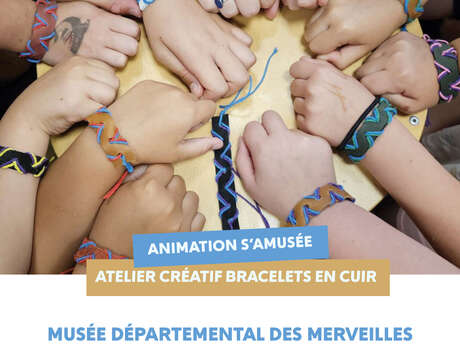 Atelier créatif bracelets en cuir