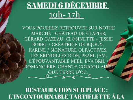 Marché de Noël de La Terrasse d'Olivier à La Bastidonne