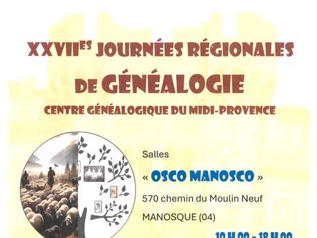 XXVIIème Journées régionales de généalogie