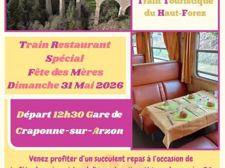 Train Restaurant de la fête des Mères
