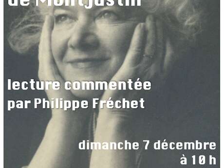 L'Association Trait de Caractères présente  LUCIENNE DESNOUES la poétesse de Montjustin