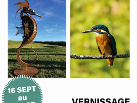 Exposition de photographies (Emeline Pujolas) et de sculptures-métal (Thierry Gall)