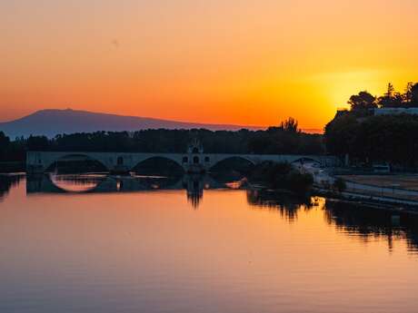 Visite matinale du Pont Saint-Bénezet