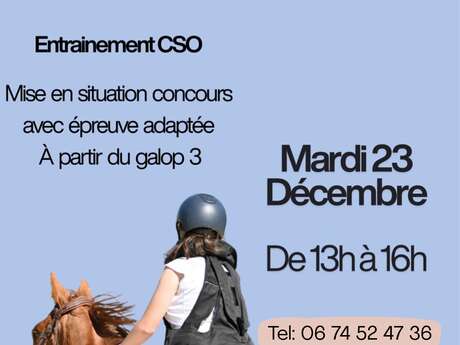 Warm up équestre de Noël