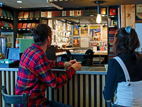 Le café de la Librairie Quillet