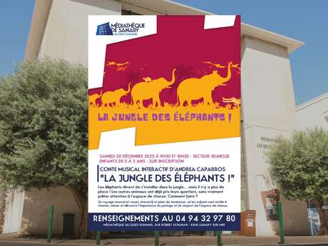 Conte musical interactif d'Andréa Caparros : "La jungle des éléphants !"