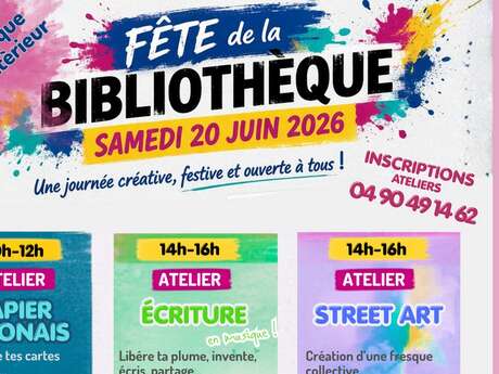 Library festival in St. Etienne du Grès
