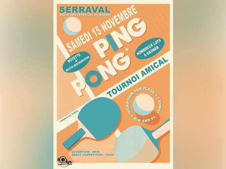 Tournoi amical de ping-pong