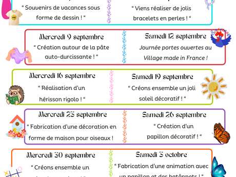 Les ateliers du musée du jouet