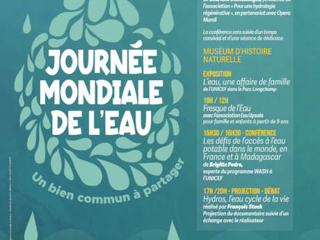 Journée mondiale de l'eau au Muséum d'Histoire Naturelle de Marseille (MHNM)