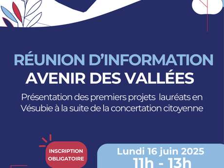 Réunion d'information "Avenir des Vallées"