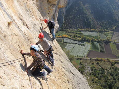 Accompagnement en Via ferrata de La Grande Fistoire - Parcours partiel