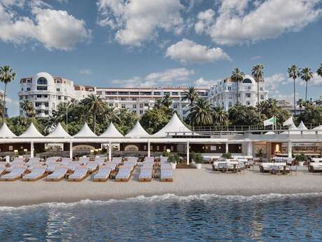 Ciro's Cannes, Private beach of Majestic