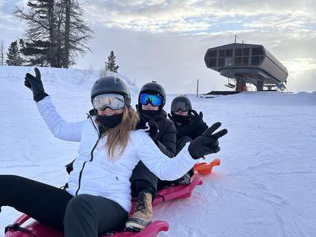 Discesa ghiacciata con Snake Gliss - Percorso «Combe Grosse»