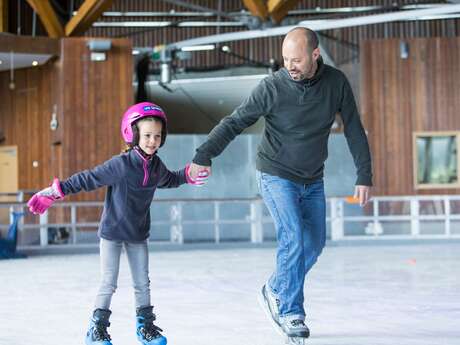 Rencontre avec L'Happy à la patinoire
