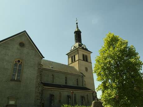 Visite du clocher de l'église de Douvaine