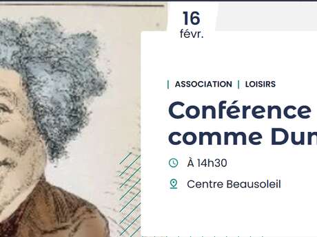 Conférence : D comme Dumas