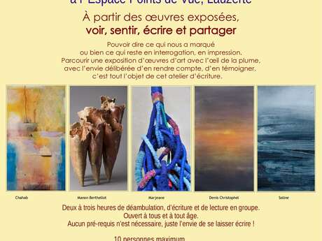 Atelier d'écriture