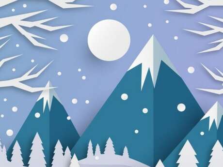 Atelier créatif : paysages polaires en relief