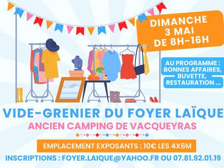 Vide-greniers du Foyer Laïque