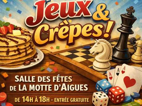 Après-midi jeux et crèpes à La Motte d Aigues