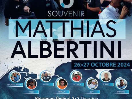 7ème souvenir Matthias Albertini -Concours de pétanque