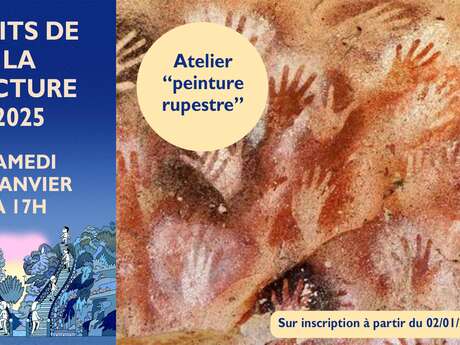 NUITS DE LA LECTURE : Atelier "peinture rupestre"