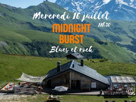Concert au Patafan : Midnight burst - blues and rock