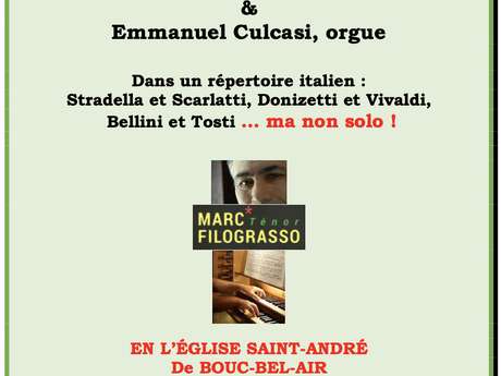 RÉCITAL TÉNOR ORGUE avec Marc Filograsso