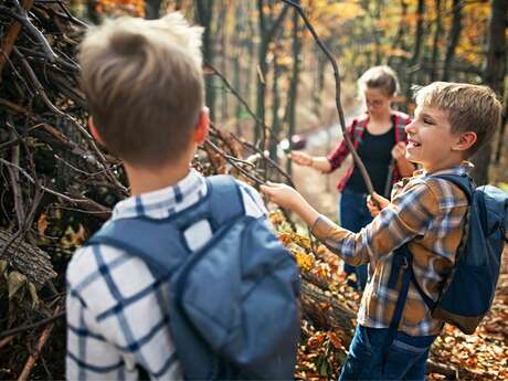 Construire son refuge  - sortie encadrée pour les enfants