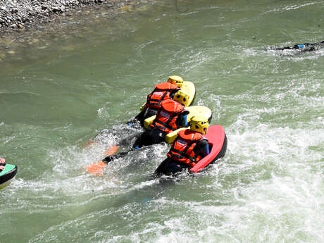 Hydrospeed sur la Dranse