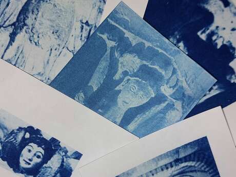 Photography workshop and cyanotype print at the Collégiale Saint Martin
