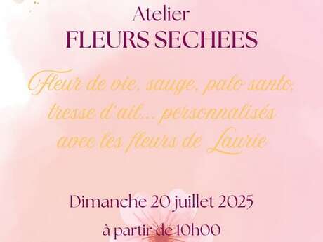 Atelier "Fleurs séchées"